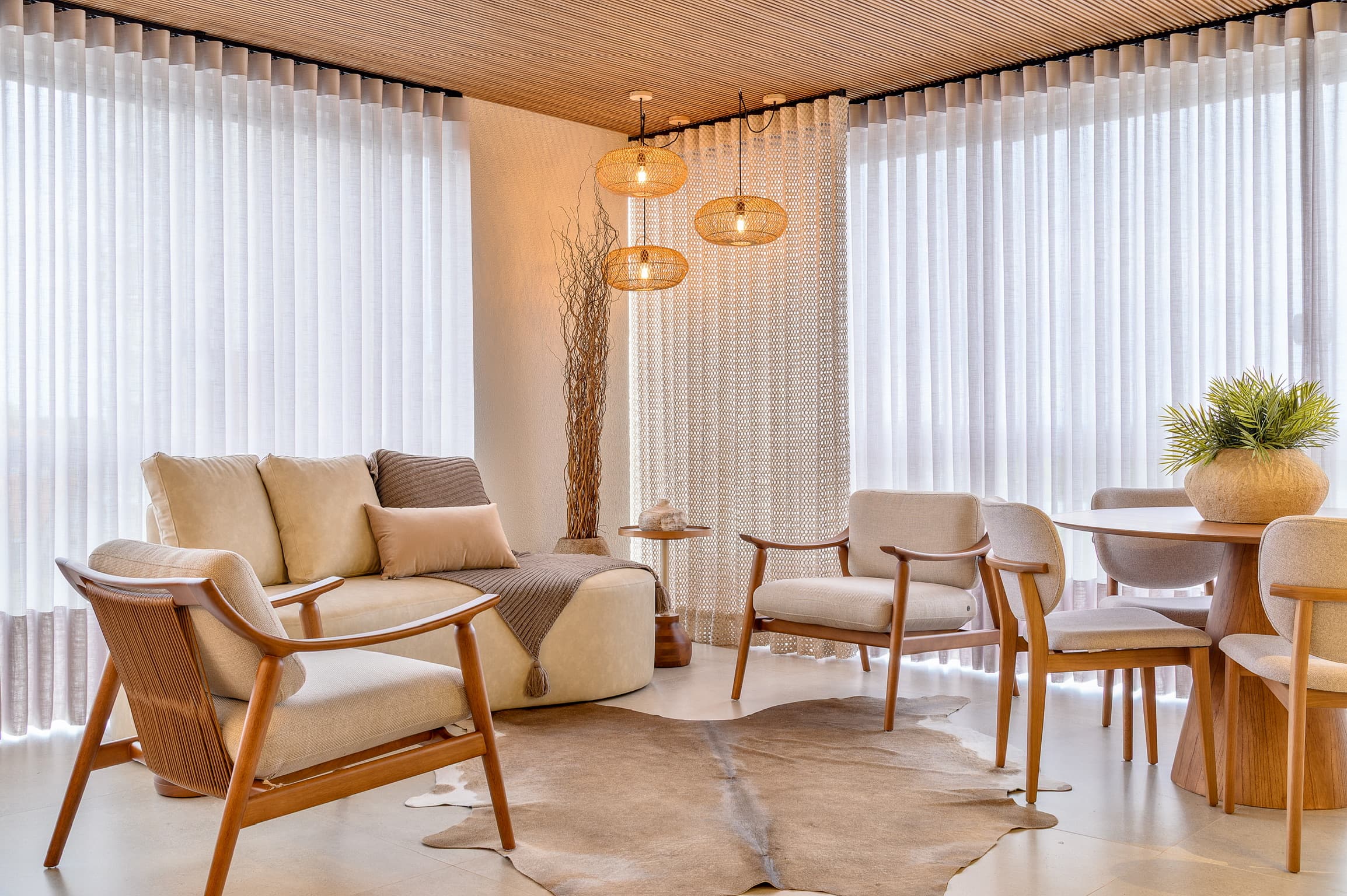 Cortinas sob medida — projeto Luciana Locatelli Arquitetura